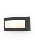 Lutec buitenwandlamp LED Helena L mat zwart