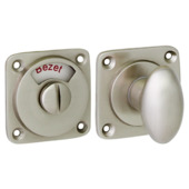 GAMMA vrij-bezet rozet vierkant RVS look (messing)