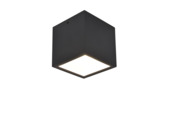 Lutec plafondlamp LED Gemini mat zwart