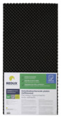 Redux geluidabsorberende plaat zelfklevend zwart 100 x 50 x 3 cm 2 stuks