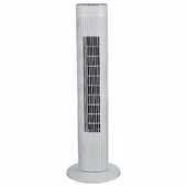 Zuilventilator Canberra 24x76 cm met timerfunctie wit
