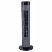 Canberra zuilventilator zwart/grijs 76 cm