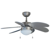 Handson plafondventilator Verona 75 cm met 6 bladen en verlichting
