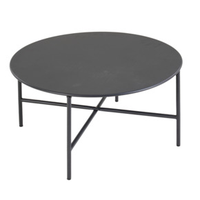 Wakefield bijzettafel Chris zwart metaal ø 70 cm