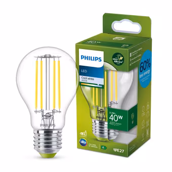 Philips LED kogel E27 40W wit mat 4000K niet dimbaar