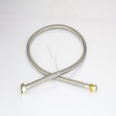 Toevoerflexibel 10 mm - moer 1/2", 100 cm, DN8