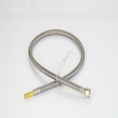 Toevoerflexibel buis 10 mm - moer 3/8", 75 cm, DN8