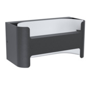 Eglo Passirano led-buitenwandlamp 5 W 500 lumen zwart