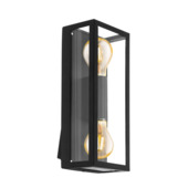 Eglo Alamonte 1 buitenwandlamp 2x E27 zwart