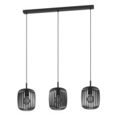 Eglo hanglamp Romazzina 3-lichts zwart