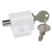 Handson drukcilinder oplegslot wit