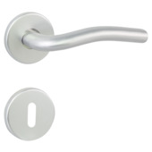 GAMMA deurkrukset rond rozet Belford aluminium