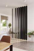 Roomdivider lamel ellips zwart 18x240 cm 1 stuk