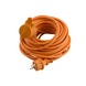 Exin verlengsnoer tuin 2x1mm2 20 meter IP44 oranje