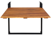 Wakefield balkontafel Valetta teak acacia hout 57 x 43 cm