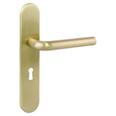 Deurkrukset Delhi sleutelgat 56mm messing