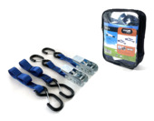 Jumbo (motor)spanbanden set met haken met klep en ratel - 2x2 stuks