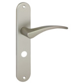 Deurkrukset Tokio WC 63/8mm aluminium RVS look