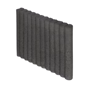 Stonewish Palissade rondoband antraciet 6x40x50 cm