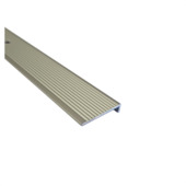 Trapkant aluminium mat zilver 30x6x2000x1,6mm