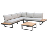 Wakefield loungeset Puglia teak hout