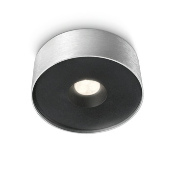 Philips Ledino plafonnière Syon aluminium/zwart