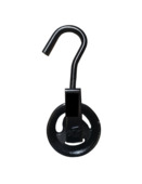 Ledent katrol haak metaal 100 mm