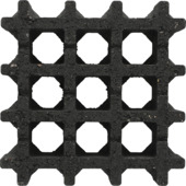 Stonewish Draintegel antraciet 30x30x8 cm