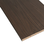 Meubelpaneel marone eiken ABS 240x60 cm 18 mm