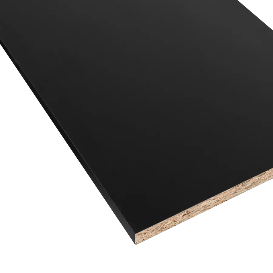 Meubelpaneel zwart ABS 240x60 cm 18 mm