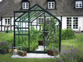 Tuinkas Royal Well Popular 106 groen gecoat met 3mm veiligheidsglas