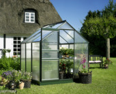 Tuinkas Royal Well groen Popular met polycarbonaat