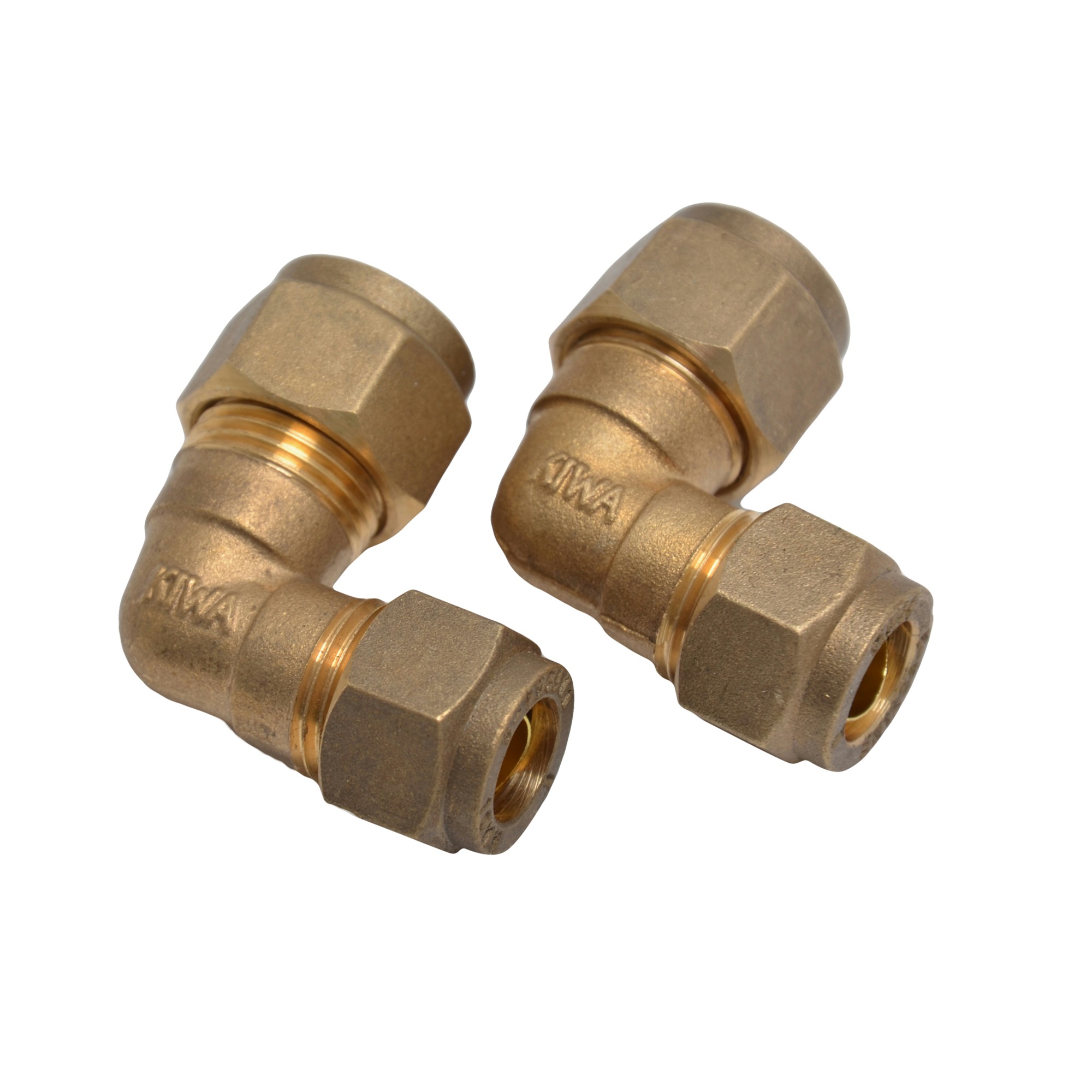 Gamma Knelkoppeling Messing Knie 12X10 Mm 2 Stuks gamma kopen in de aanbieding