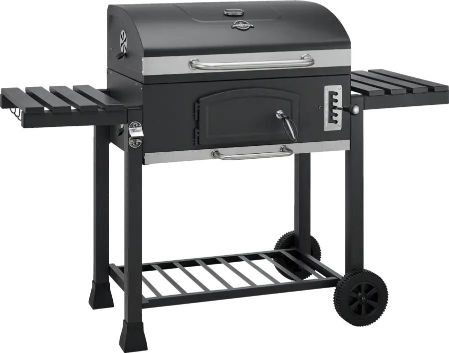 American BBQ Jaxon XL houtskool BBQ metaal zwart 70 x 46 cm