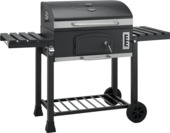 Gamma Jamestown houtskool barbecue Jaxon metaal zwart 113x70x153Â cm aanbieding