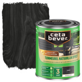 CetaBever tuinmeubelbeits Natuurlijk Effect mat zwart 750 ml