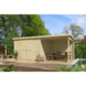 Tuinhuis met overkapping Kjeld 550 x 250 cm vuren hout