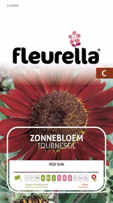 Fleurella zaden zonnebloem Red Sun