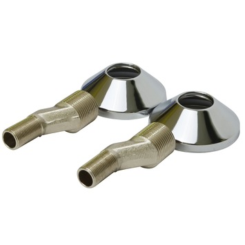 | GAMMA s-koppeling met rozet 3/4"x3/8" chroom 2 stuks kopen? | waterkoppelingen