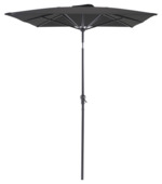 Handson balkonparasol zwart 1,5 x 2,5 m met hendel