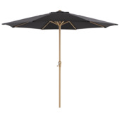 Parasol Lima zwart 300 cm
