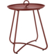 Bijzettafel Dias terracotta metaal 48 x 48 cm