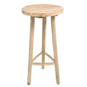 Bartafel Teak natural hout ø 70 cm