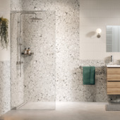 Sealskin Pure Inloopdouche Type A3 100X200 Cm Zilver hoogglans