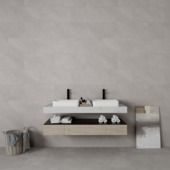 Wandtegel kunststof Allora 30,5x61 cm grijs, dikte 5mm  1,116 m²