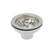 GAMMA korfplug voor gootsteen RVS wit (buitendraad) 6/4"