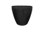 Pot Rian glad zwart D40 x H33 cm