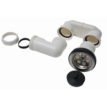 GAMMA douchebakafvoer wit 6/4"x40 mm