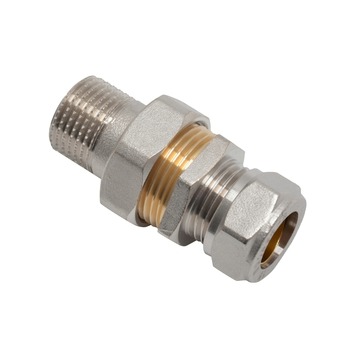 GAMMA radiatorkoppeling recht 1/2"