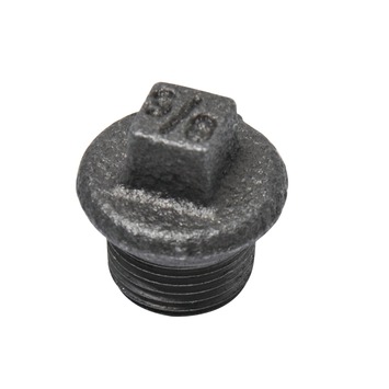 GAMMA malleable koppeling stop nr.290 zwart (buitendraad) 3/8"